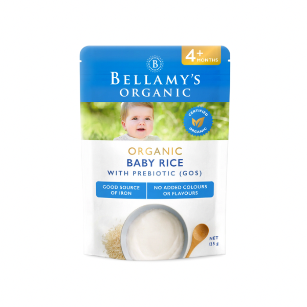 Bellamy's Organic Baby Rice with GOS 4+ Month