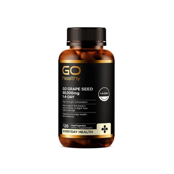GO Healthy Grape Seed 60,000mg 1-A-Day 120 caps